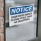 Signmission Door Must Remain Closed At All Times No Exceptions, 14 in W x Rectangle, Vinyl Decal OS-2PACK-NS-D-1014-L-11504 - alternate 3